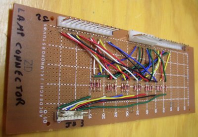 lamp connector board